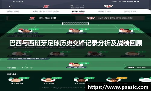 巴西与西班牙足球历史交锋记录分析及战绩回顾
